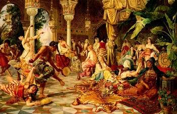 unknow artist Arab or Arabic people and life. Orientalism oil paintings  509 oil painting picture